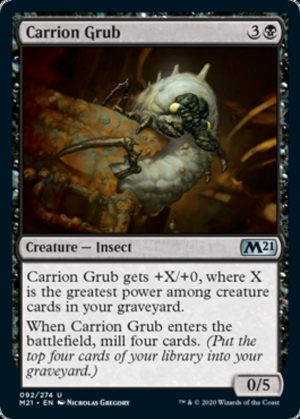 Carrion Grub - Core Set 2021-(092)