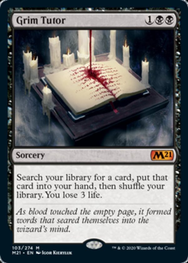Grim Tutor - Core Set 2021-(103)