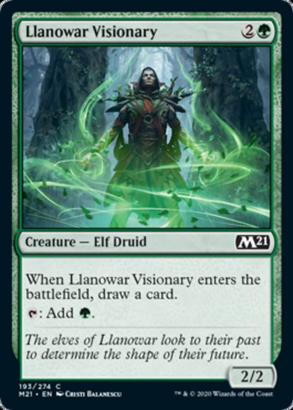 Llanowar Visionary - Core Set 2021-(193)