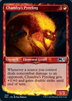 Chandra's Pyreling - Core Set 2021-(304)-Foil