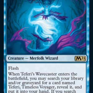 Teferi's Wavecaster - Core Set 2021-(327)