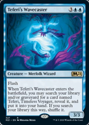 Teferi's Wavecaster - Core Set 2021-(327)
