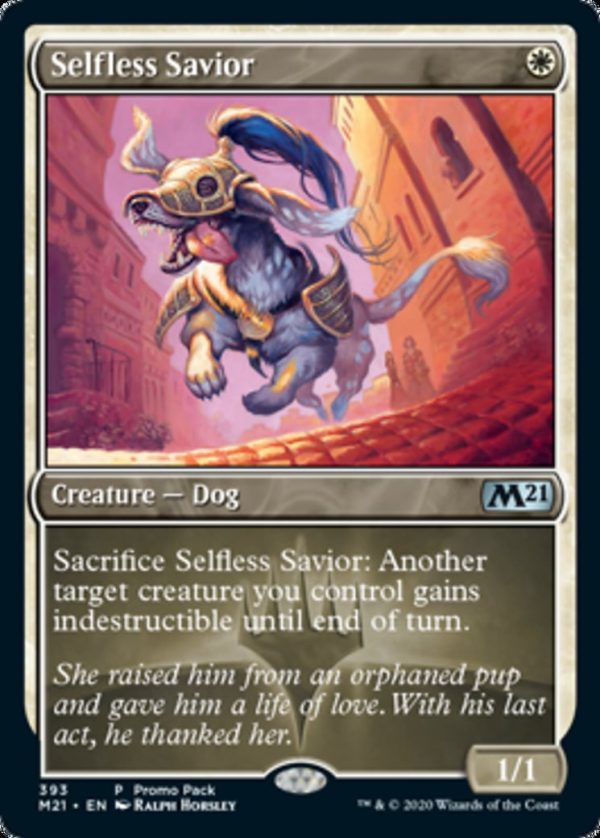 Selfless Savior - Core Set 2021-(393)-Foil