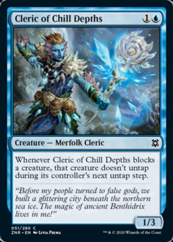 Cleric of Chill Depths - Zendikar Rising-(051)