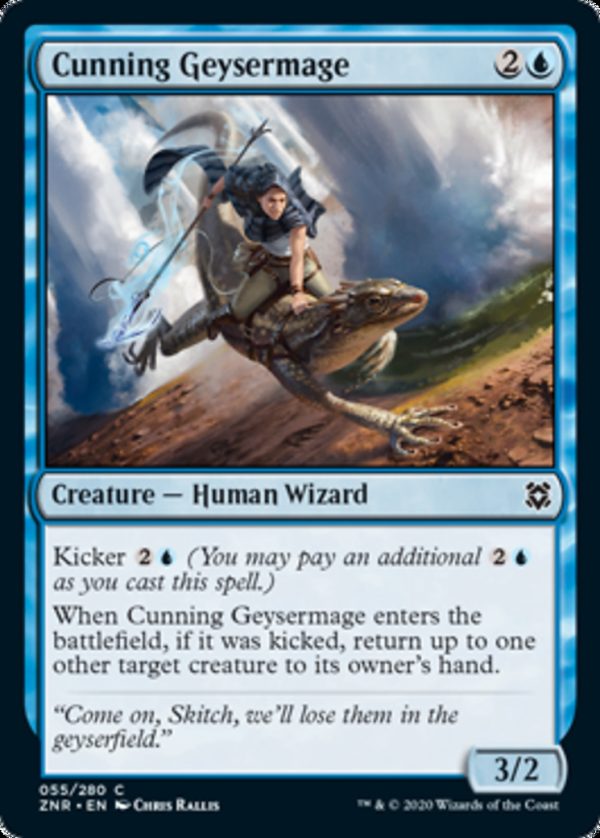 Cunning Geysermage - Zendikar Rising-(055)