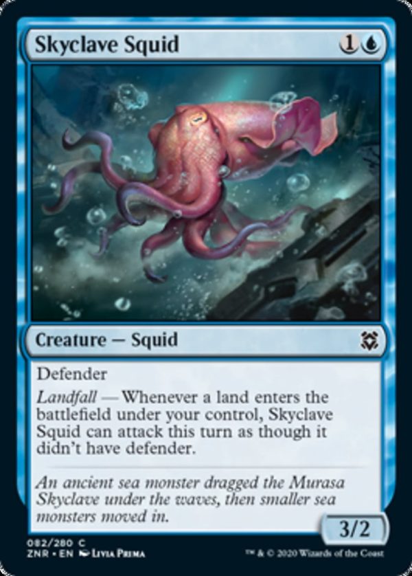 Skyclave Squid - Zendikar Rising-(082)