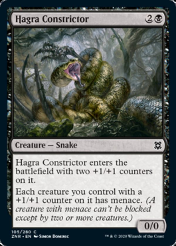 Hagra Constrictor - Zendikar Rising-(105)