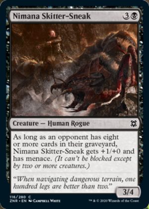 Nimana Skitter-Sneak - Zendikar Rising-(116)
