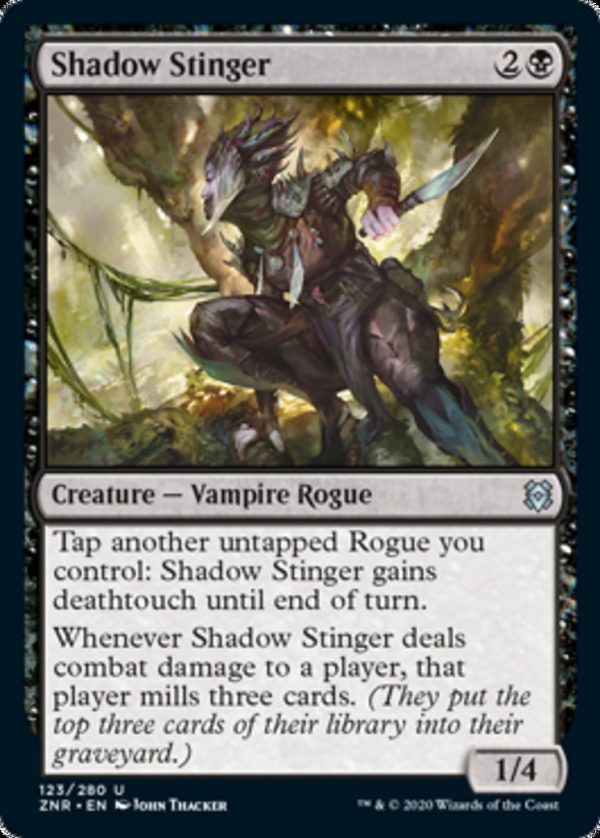 Shadow Stinger - Zendikar Rising-(123)