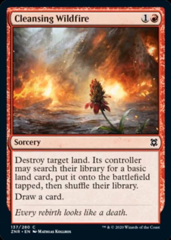 Cleansing Wildfire - Zendikar Rising-(137)