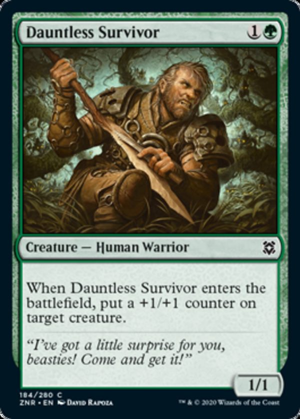 Dauntless Survivor - Zendikar Rising-(184)