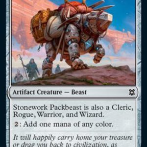 Stonework Packbeast - Zendikar Rising-(255)