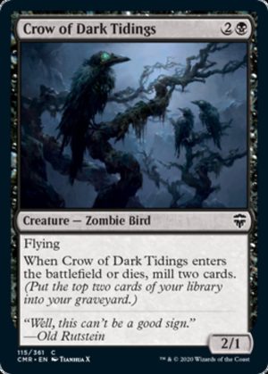 Crow of Dark Tidings - Commander Legends-(115)