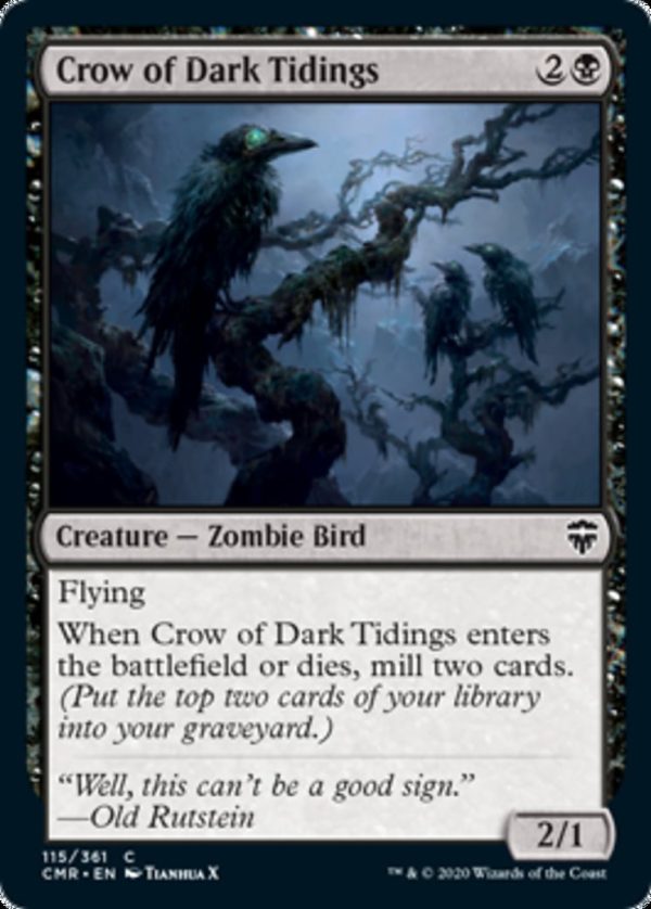 Crow of Dark Tidings - Commander Legends-(115)