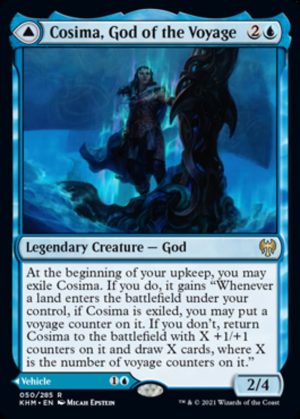 Cosima, God of the Voyage // The Omenkeel - Kaldheim-(050)-Foil