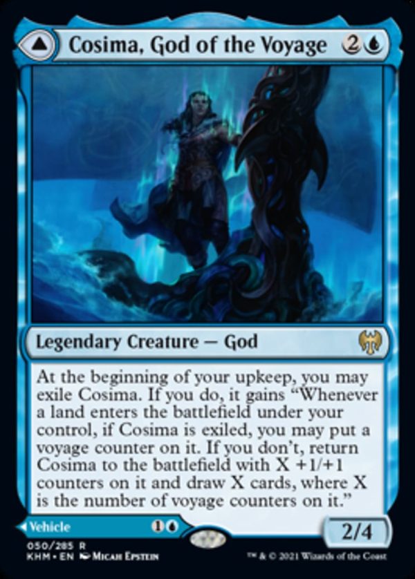 Cosima, God of the Voyage // The Omenkeel - Kaldheim-(050)-Foil