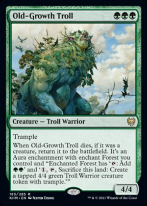 Old-Growth Troll - Kaldheim-(185)