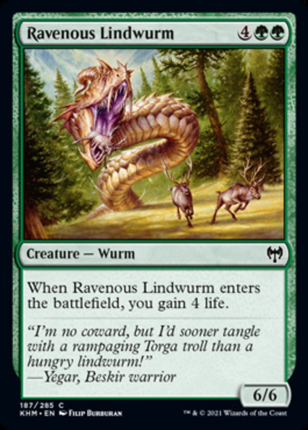 Ravenous Lindwurm - Kaldheim-(187)