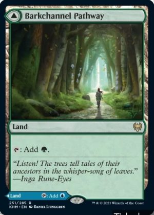 Barkchannel Pathway // Tidechannel Pathway - Kaldheim-(251)-Foil