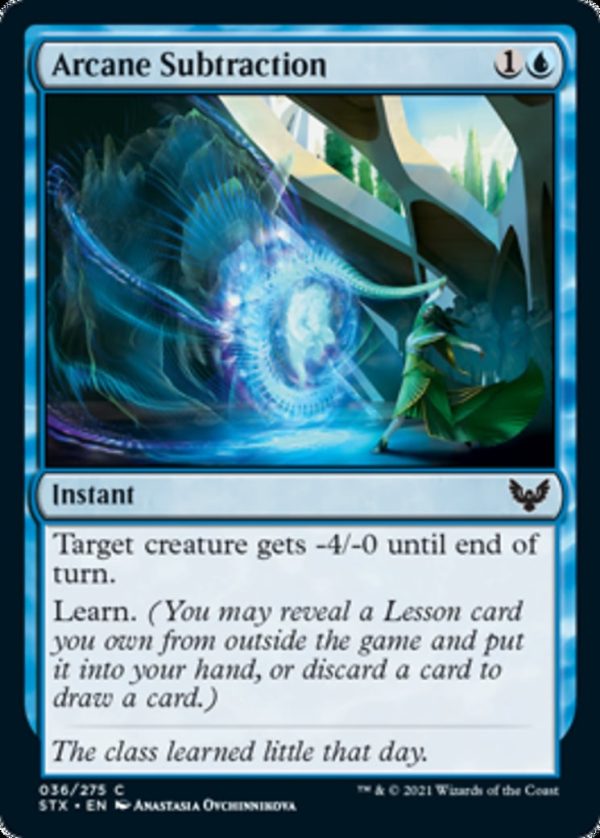 Arcane Subtraction - Strixhaven: School of Mages-(036)