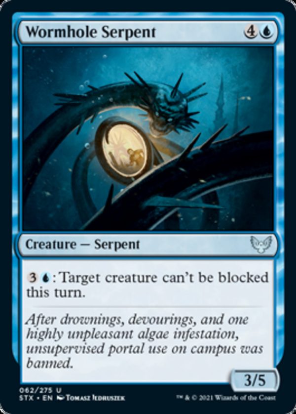 Wormhole Serpent - Strixhaven: School of Mages-(062)