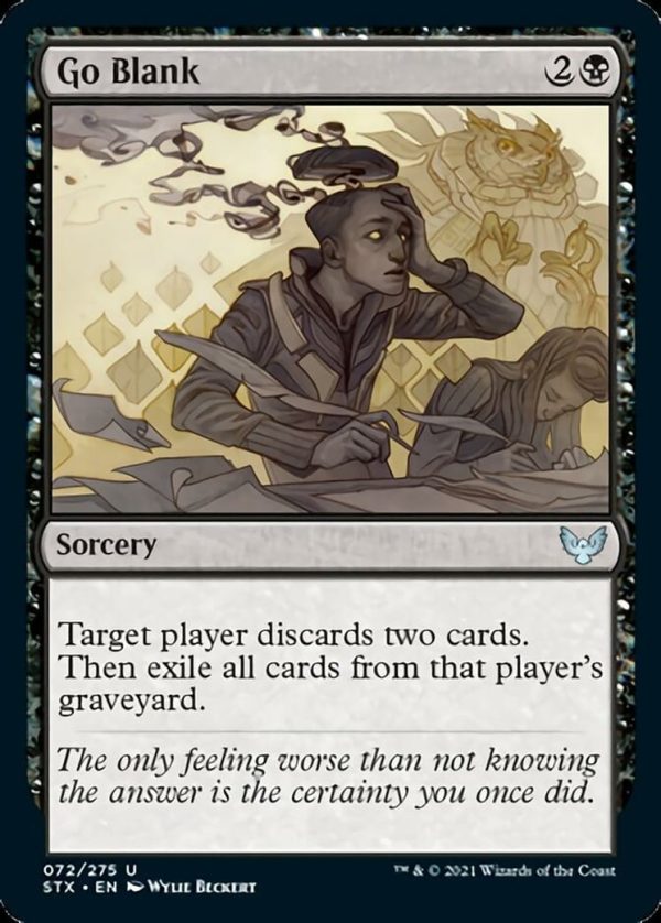Go Blank - Strixhaven: School of Mages-(072)