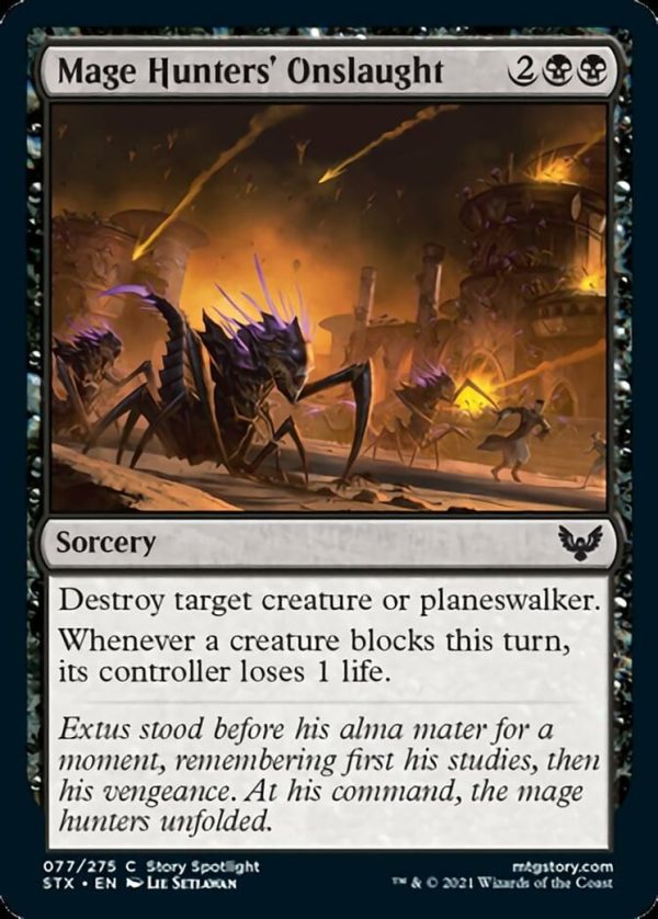 Mage Hunters' Onslaught - Strixhaven: School of Mages-(077)
