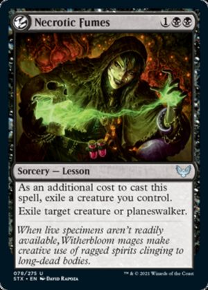 Necrotic Fumes - Strixhaven: School of Mages-(078)