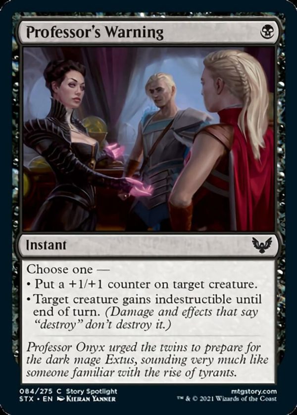 Professor's Warning - Strixhaven: School of Mages-(084)