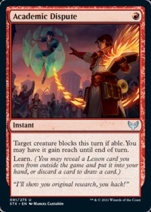 Academic Dispute - Strixhaven: School of Mages-(091)
