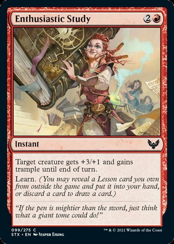 Enthusiastic Study - Strixhaven: School of Mages-(099)