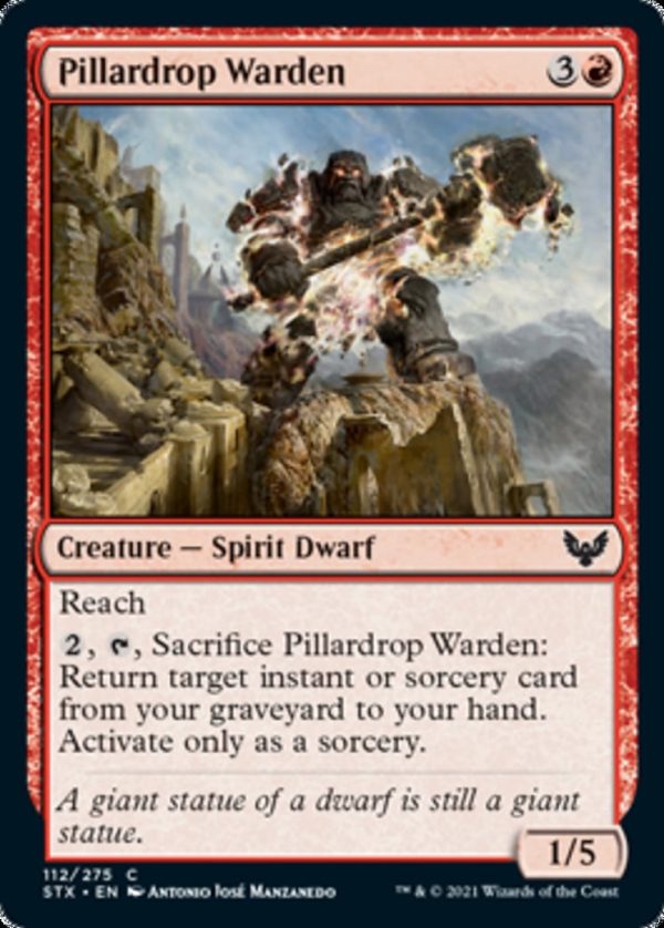 Pillardrop Warden - Strixhaven: School of Mages-(112)