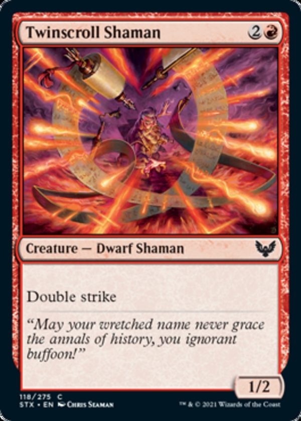 Twinscroll Shaman - Strixhaven: School of Mages-(118)