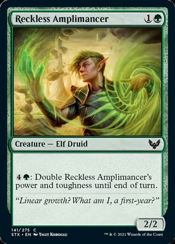 Reckless Amplimancer - Strixhaven: School of Mages-(141)