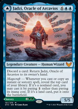 Jadzi, Oracle of Arcavios // Journey to the Oracle - Strixhaven: School of Mages-(151)