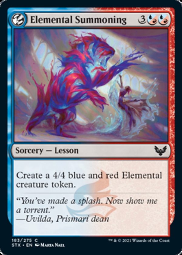 Elemental Summoning - Strixhaven: School of Mages-(183)