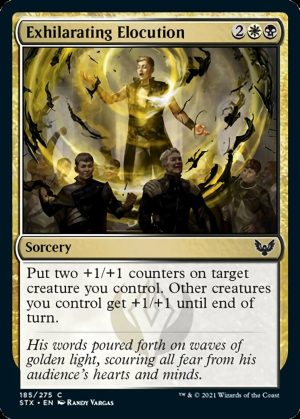 Exhilarating Elocution - Strixhaven: School of Mages-(185)
