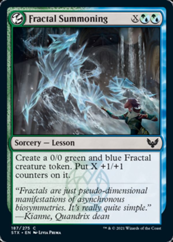 Fractal Summoning - Strixhaven: School of Mages-(187)