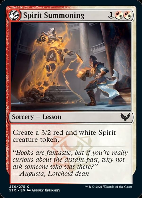 Spirit Summoning - Strixhaven: School of Mages-(236)