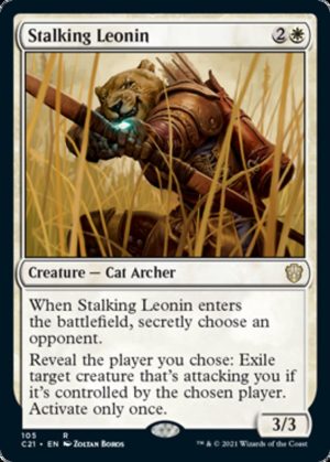 Stalking Leonin - Commander 2021-(105)