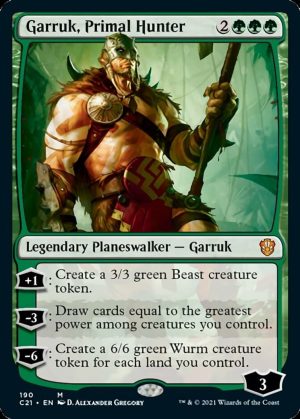 Garruk, Primal Hunter - Commander 2021-(190)