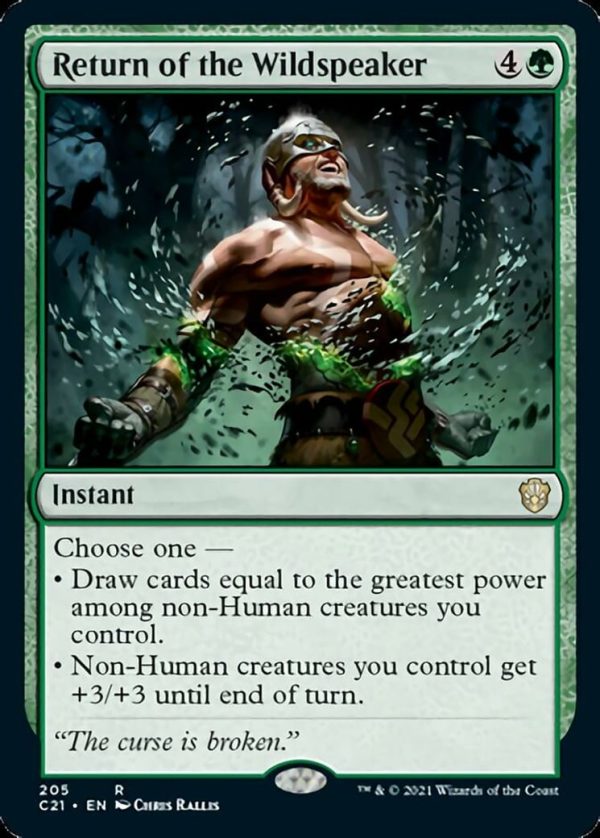 Return of the Wildspeaker - Commander 2021-(205)