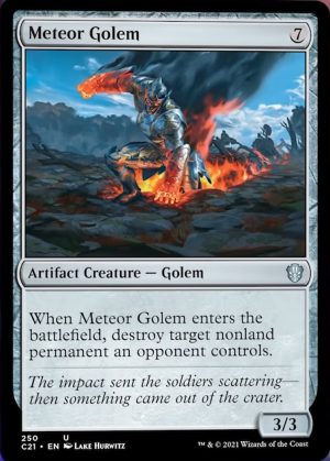 Meteor Golem - Commander 2021-(250)
