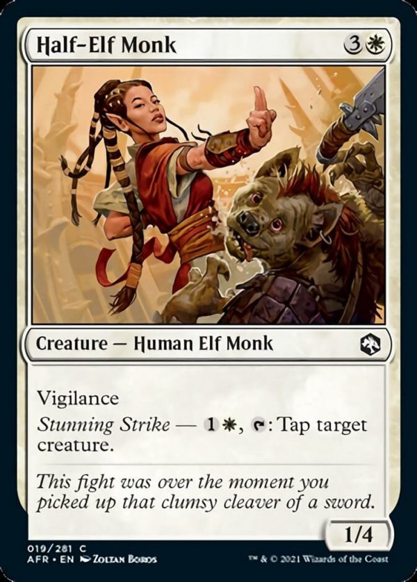 Half-Elf Monk - Adventures in the Forgotten Realms-(019)