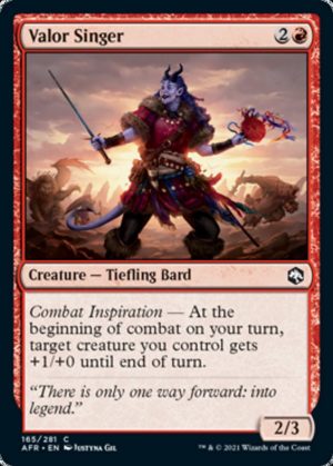 Valor Singer - Adventures in the Forgotten Realms-(165)-Foil