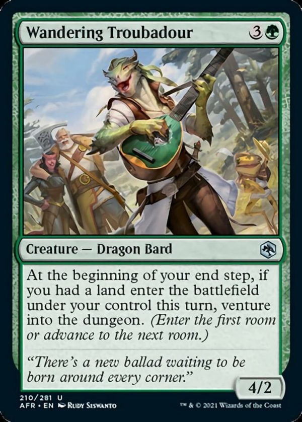 Wandering Troubadour - Adventures in the Forgotten Realms-(210)-Foil