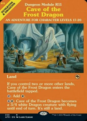 Cave of the Frost Dragon - Adventures in the Forgotten Realms-(350)