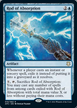 Rod of Absorption - Adventures in the Forgotten Realms Commander-(019)