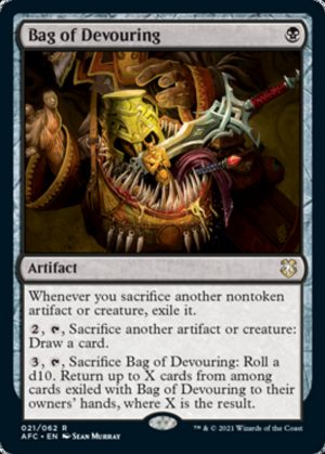 Bag of Devouring - Adventures in the Forgotten Realms Commander-(021)