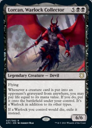 Lorcan, Warlock Collector - Adventures in the Forgotten Realms Commander-(027)